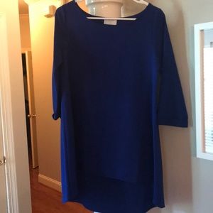 Cobalt blue high low top